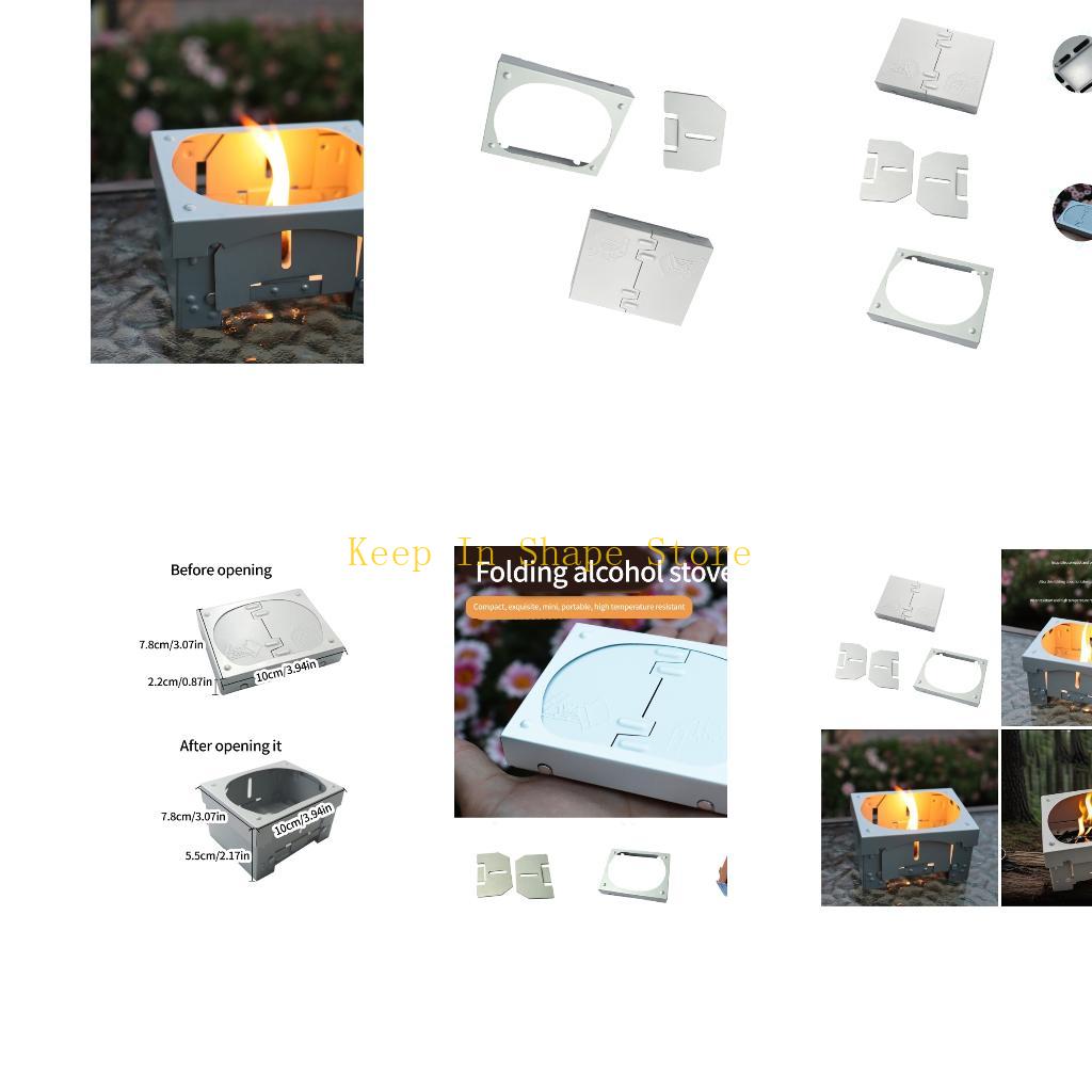 Camping Cooking Alcohol - U1JC Folding Camp Stove Compacts Detachable