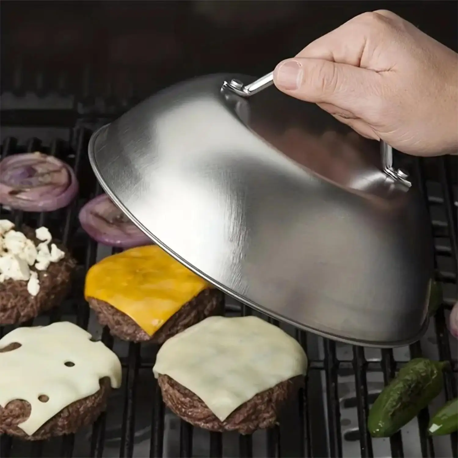 Camping Cooking Heater - 9inch Stainless Steel Oven Squeegee Cover