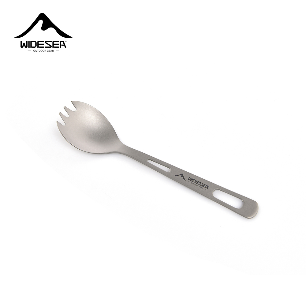 Camping Cooking And Dining Set - Widesea Camping Cooking Set Spork Titanium