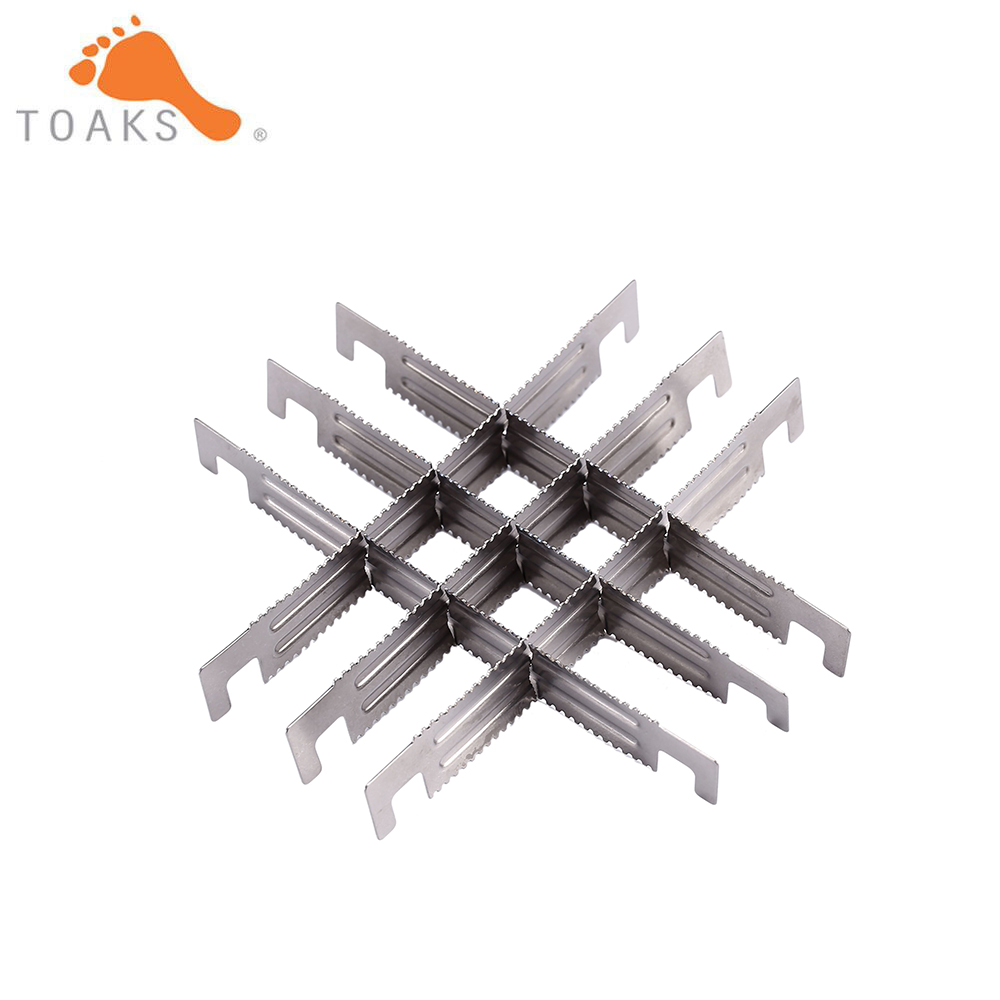 Camping Cooking Burner - 2/4/6pcs TOAKS Outdoor Titanium Wood Stove