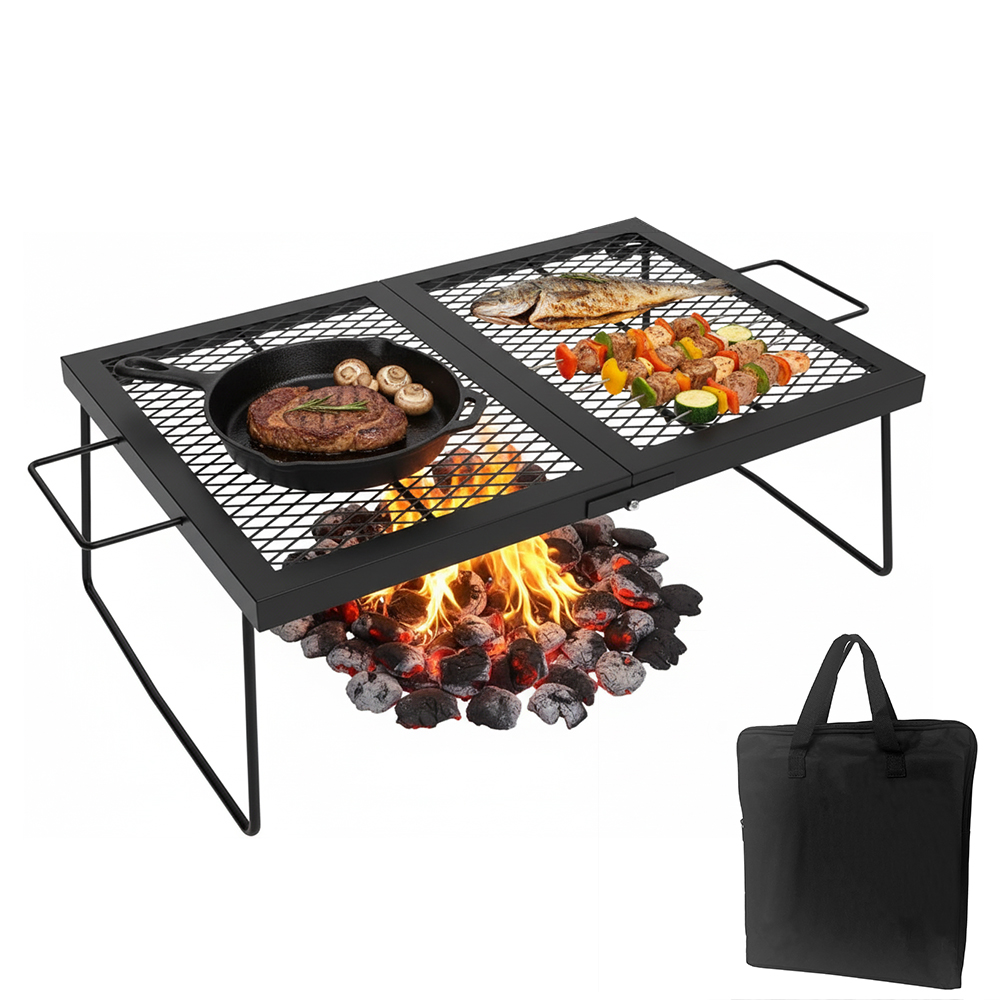 Camping Cooking Grate - Wholesale Folding Campfire Grill Grate Heavy-Duty