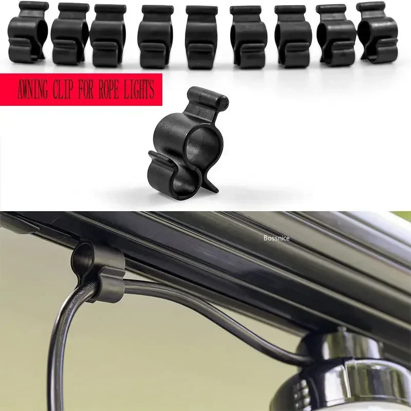 Camping Cooking Hanger - 10-20Pcs Camping Awning Hook Clips Caravan