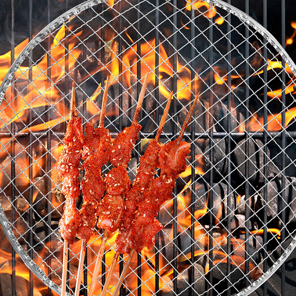 Camping Cooking Grate - 10Pcs Bbq Grill Mesh Fire Pit