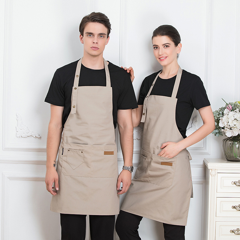Camping Cooking Apron - Custom Brand Logo Kitchen Aprons For