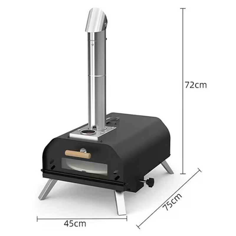 Camping Cooking Heater - 11/12/13inch Outdoor Oven Charcoal Fired Maker