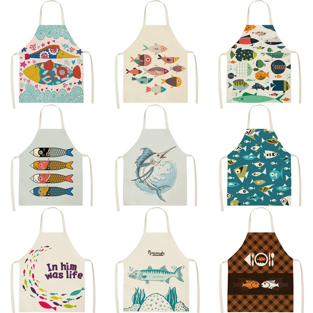 Camping Cooking Apron - Women Men Kitchen Aprons Housewife Apron