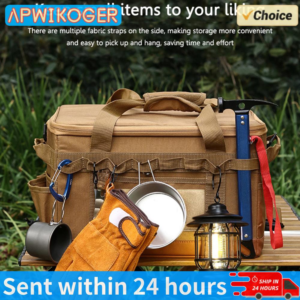Camping Cooking Utensil Bag - 30L Camping Cookware Organizer Large Capacity