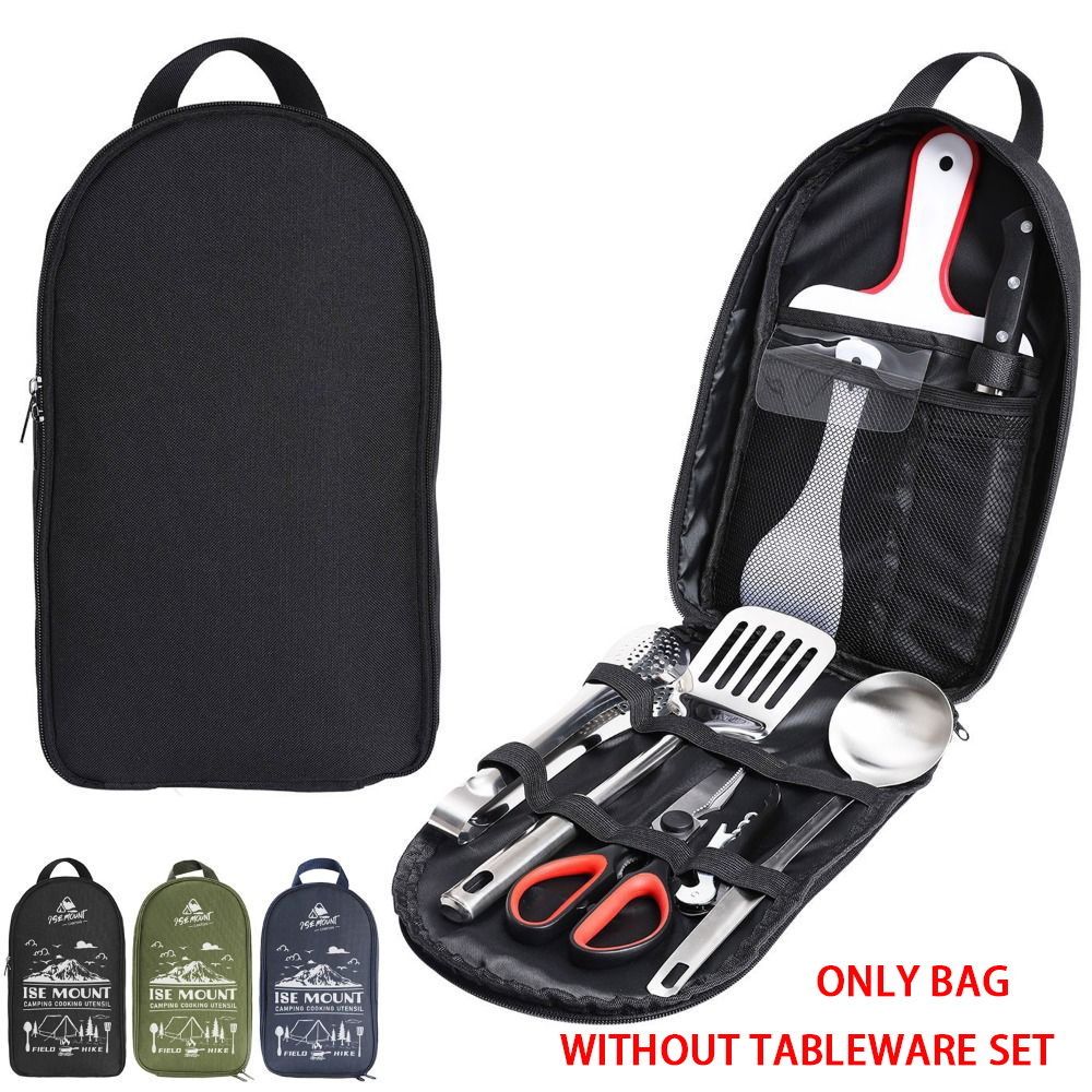 Camping Cooking Utensil Bag - 2024 Picnic Utensil Set Storage Bag
