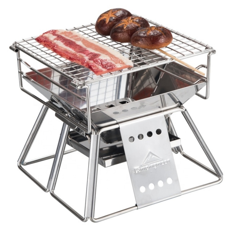 Camping Cooking Burner - Campingmoon Outdoor Camping Bbq Charcoal Grill