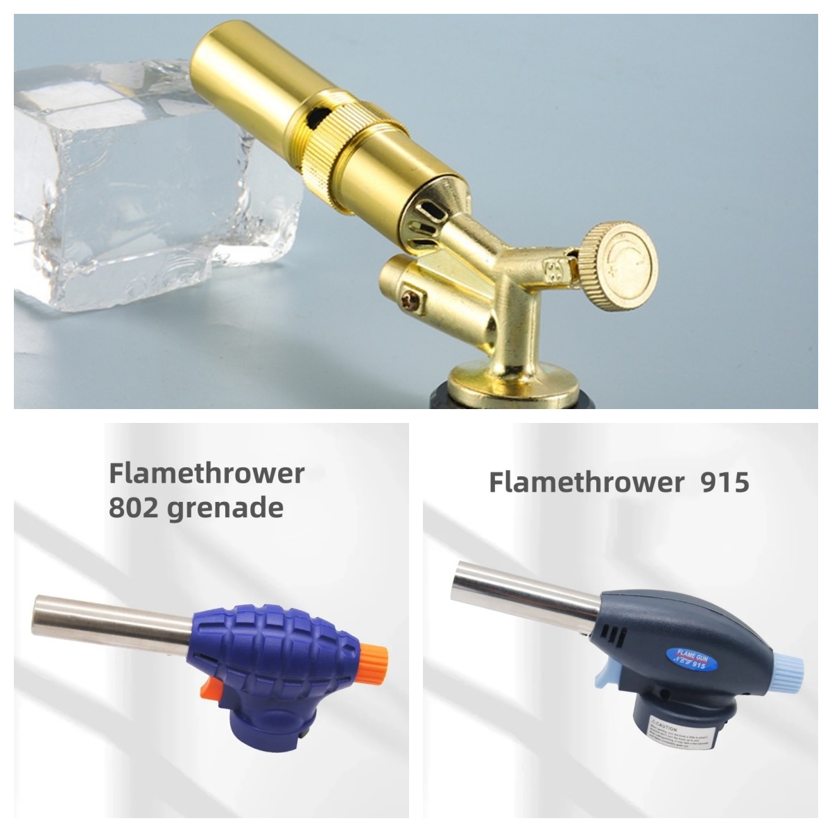 Camping Cooking Burner - Portable Welding Gas Torch Flame Butane