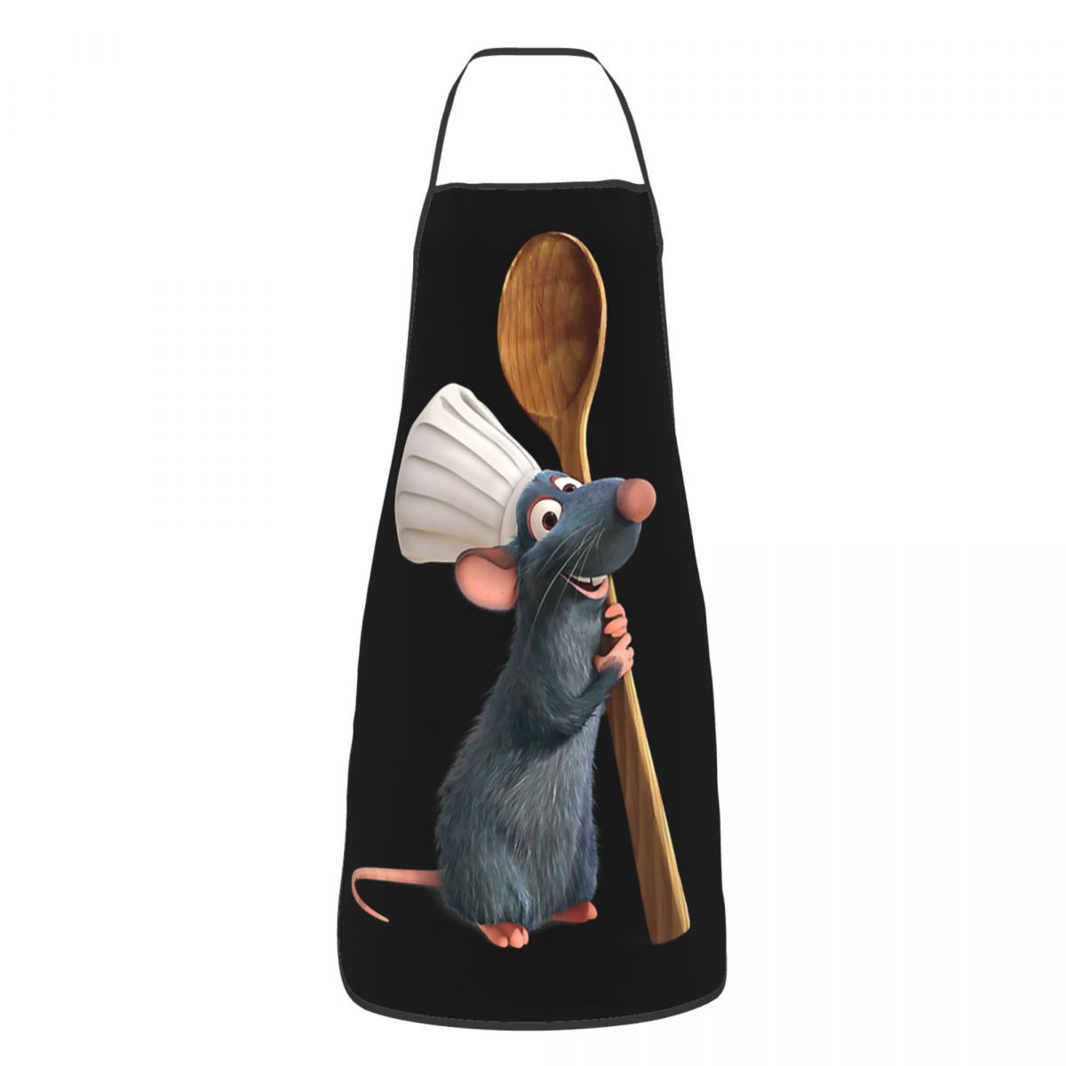 Camping Cooking Apron - Unisex Ratatouille Chef Remy With Spoon