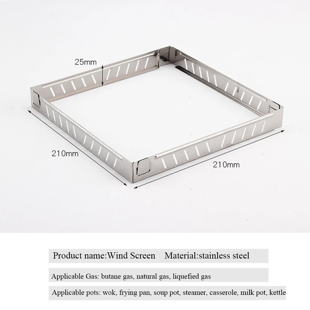 Outdoor Gas Stove Wind Screen  - Camping Cooking Heater 评论和价格
