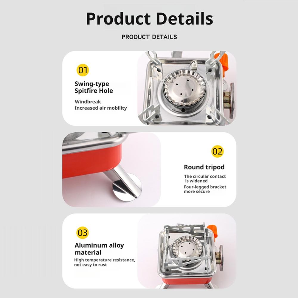 Portable Foldable Windproof Ca - Camping Cooking Heater 评论和价格