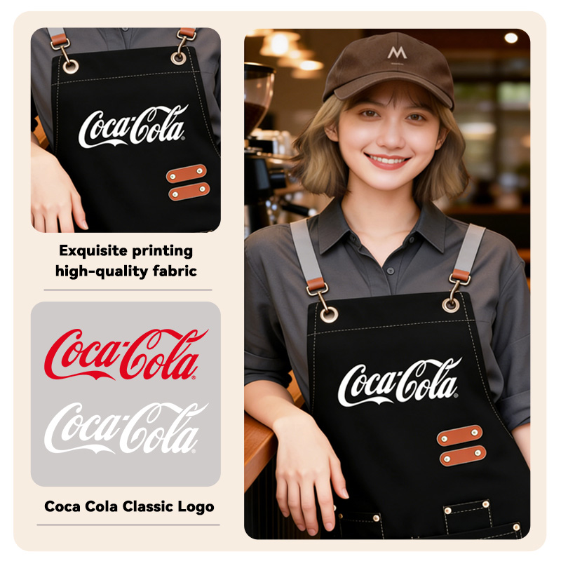 COKE Kitchen Apron for Women M - Camping Cooking Apron 评论和价格