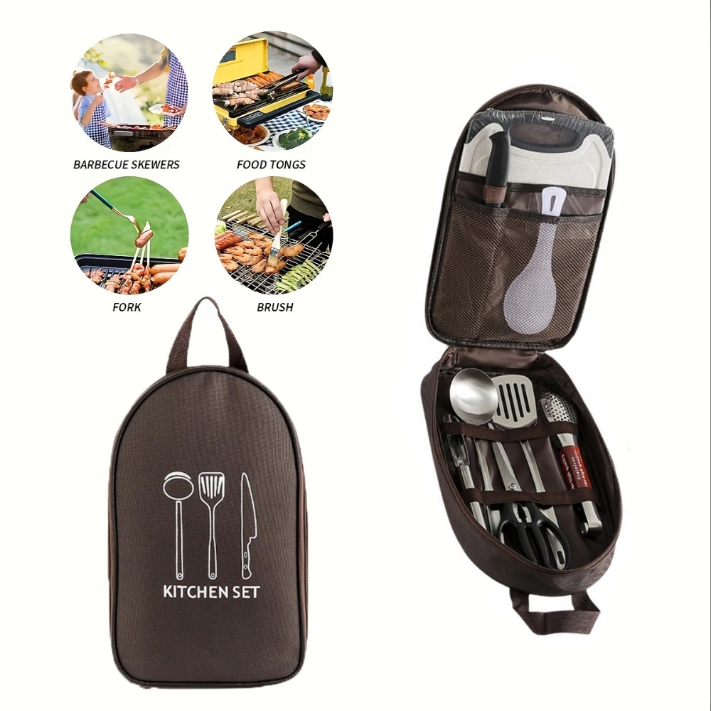 Portable Outdoor Cook Bag Camp - Camping Cooking Utensil Bag 评论和价格