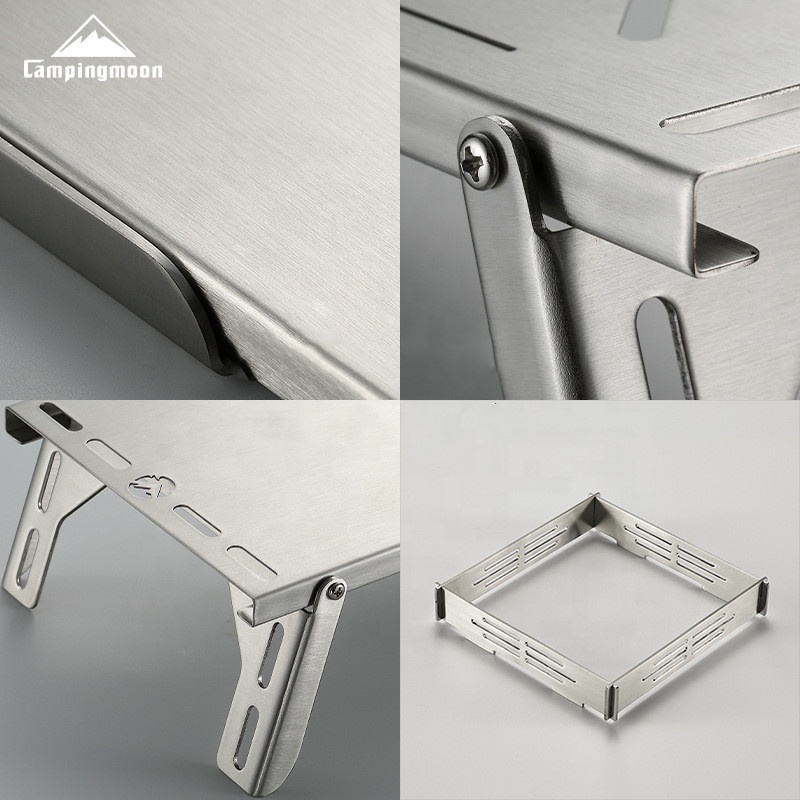 CAMPINGMOON SK-310 Multifuncti - Camping Cooking Table With Windshield 评论和价格