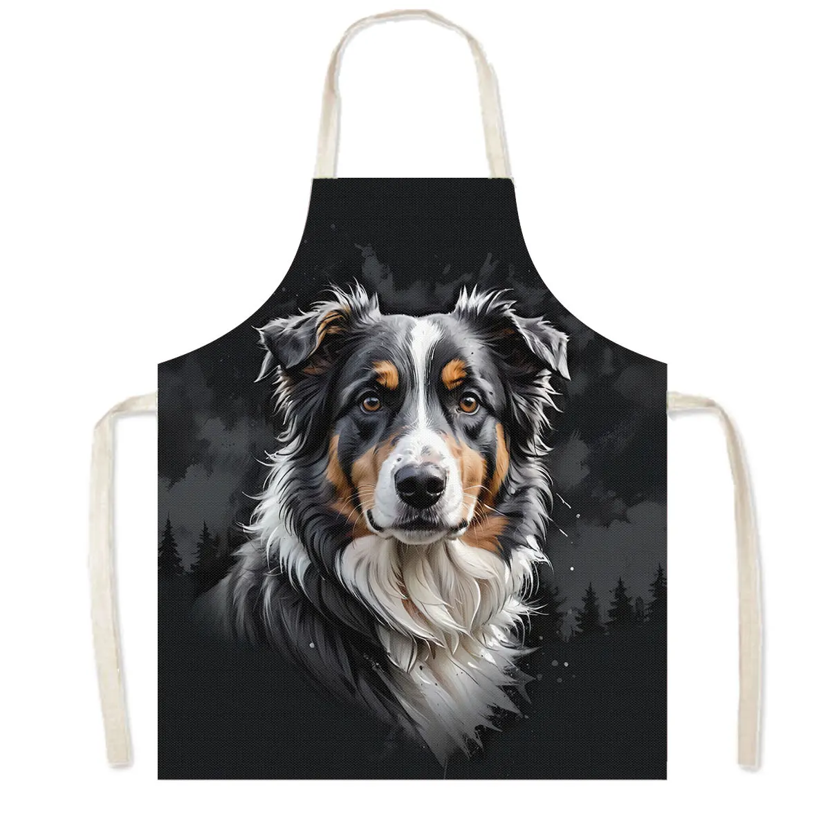 Colorful Dog Portrait Kitchen  - Camping Cooking Apron 评论和价格