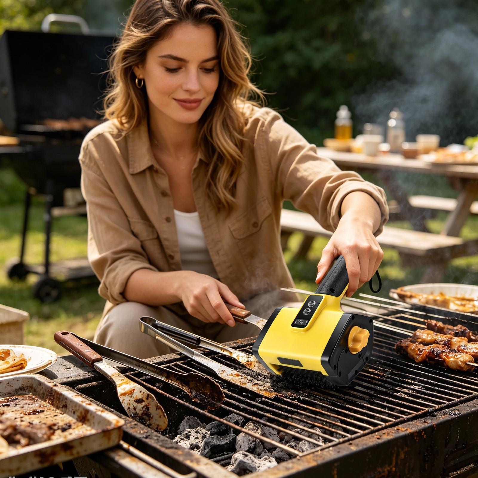 Electric Grill Cleaner 2 Power - Camping Cooking Grate 评论和价格