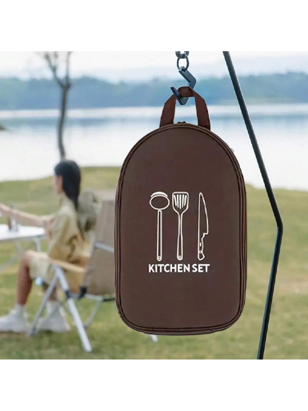 Outdoor Camping Cookware Stora - Camping Cooking Utensil Bag 评论和价格