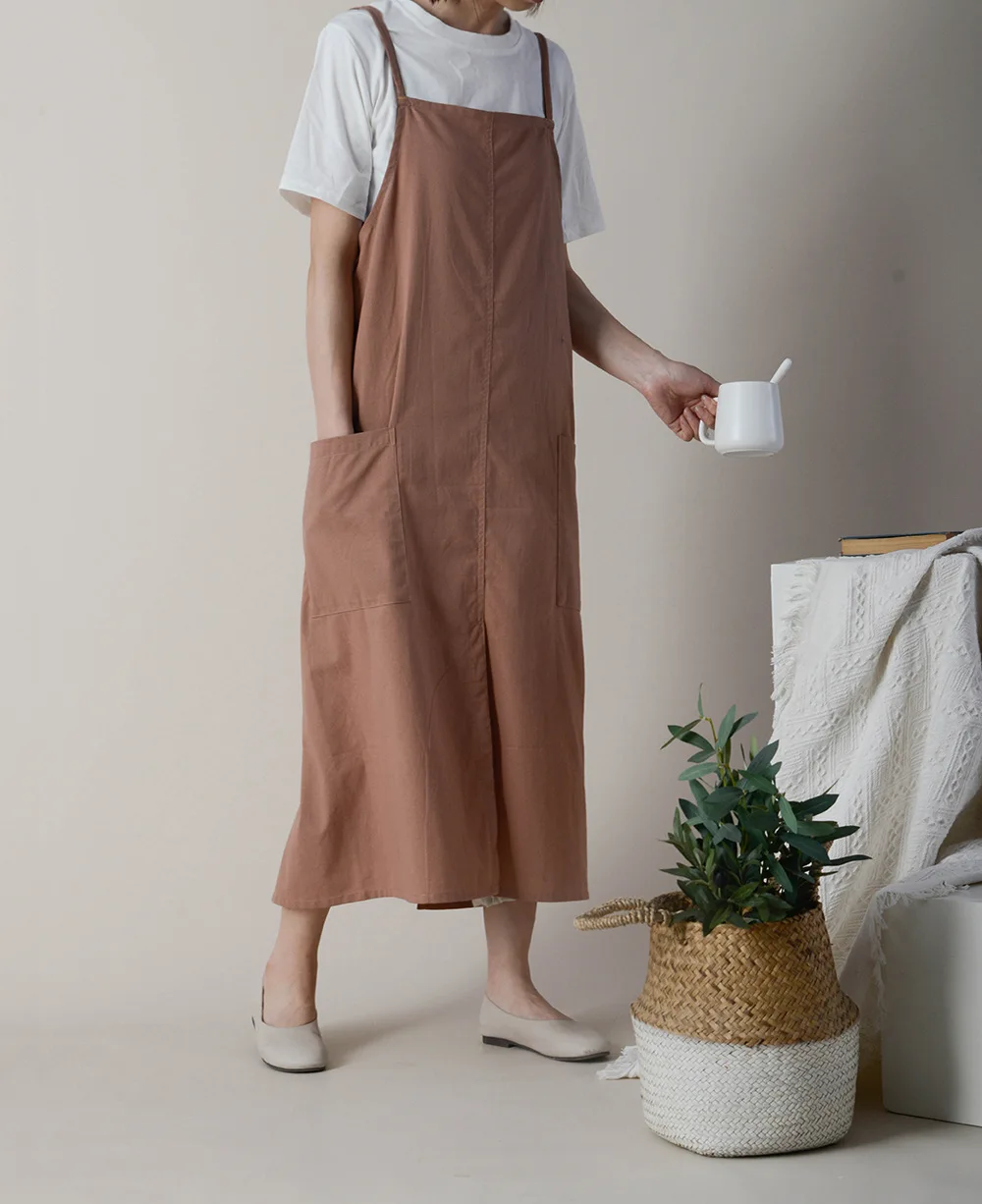 Apron Simple Japanese Kitchen  - Camping Cooking Apron 评论和价格