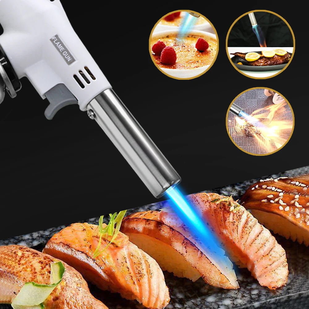 Portable Metal Flame Gun Butan - Camping Cooking Burner 评论和价格