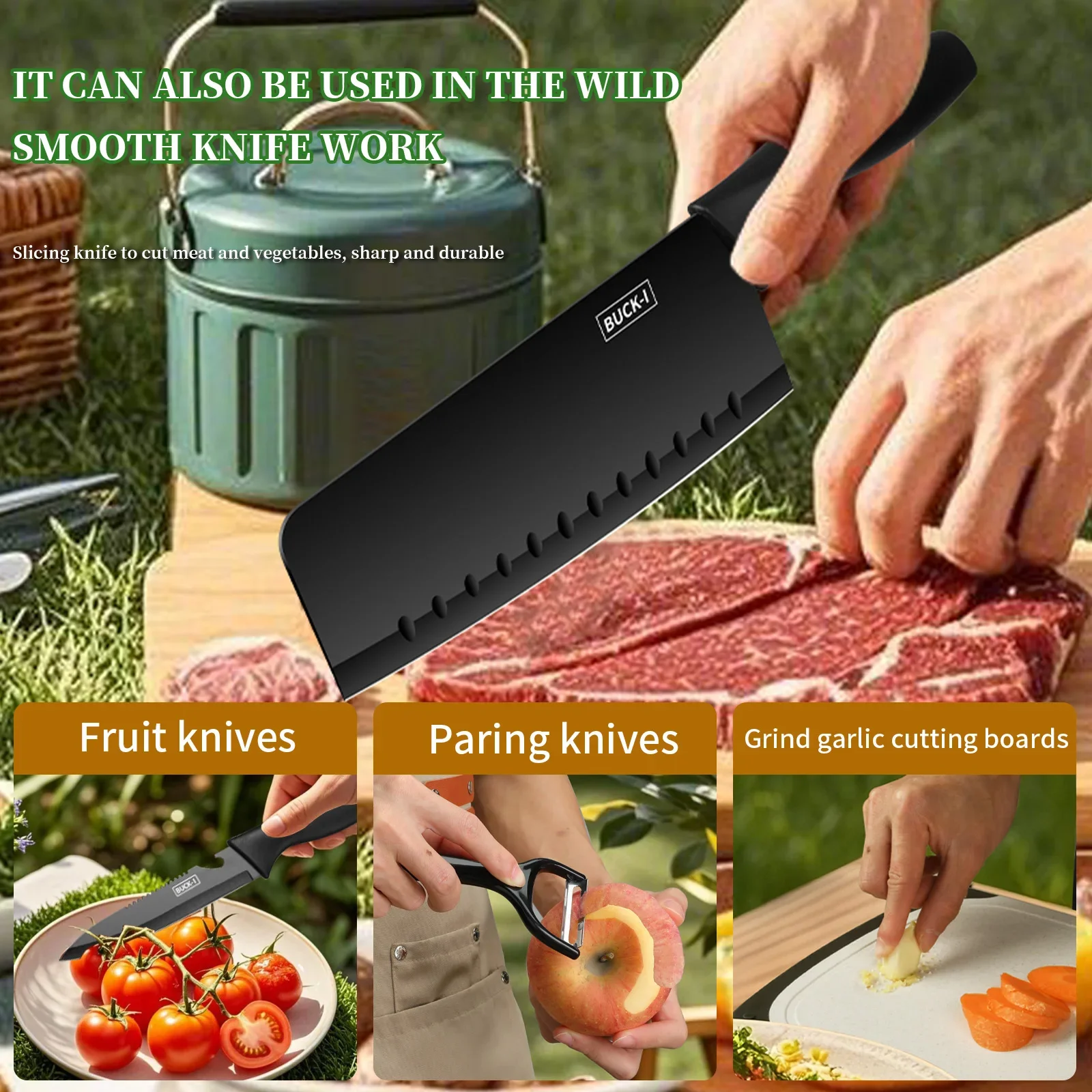 Portable outdoor utensils set  - Camping Cooking And Dining Set 评论和价格