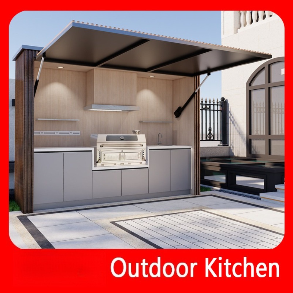 Mobile Outdoor Kitchen Island  - Camping Cooking And Dining Set 评论和价格