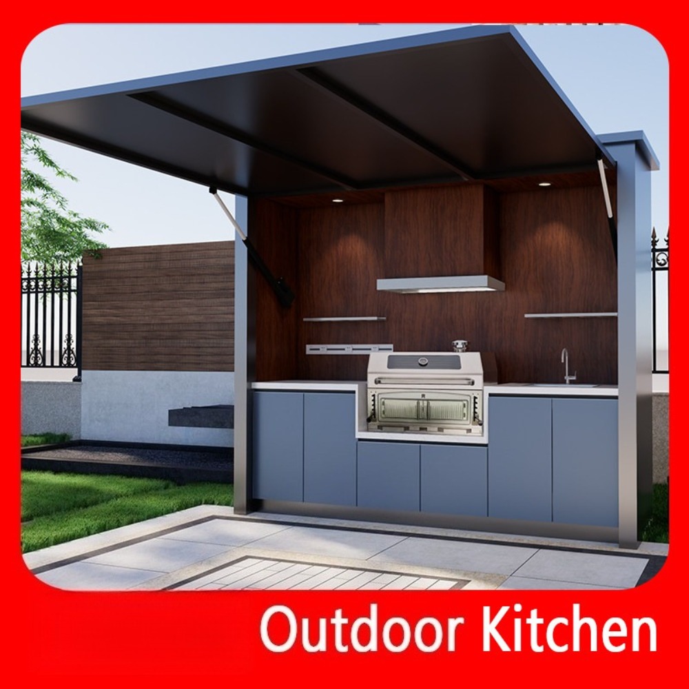 Mobile Outdoor Kitchen Island  - Camping Cooking And Dining Set 评论和价格