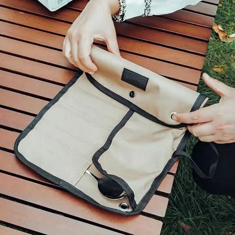 Portable Outdoor Tableware Sto - Camping Cooking Utensil Bag 评论和价格