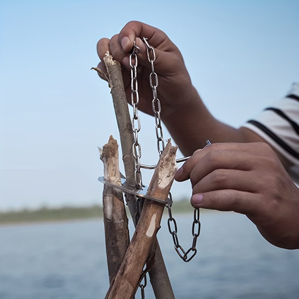 Portable Detachable Outdoor Ba - Camping Cooking Hanger 评论和价格