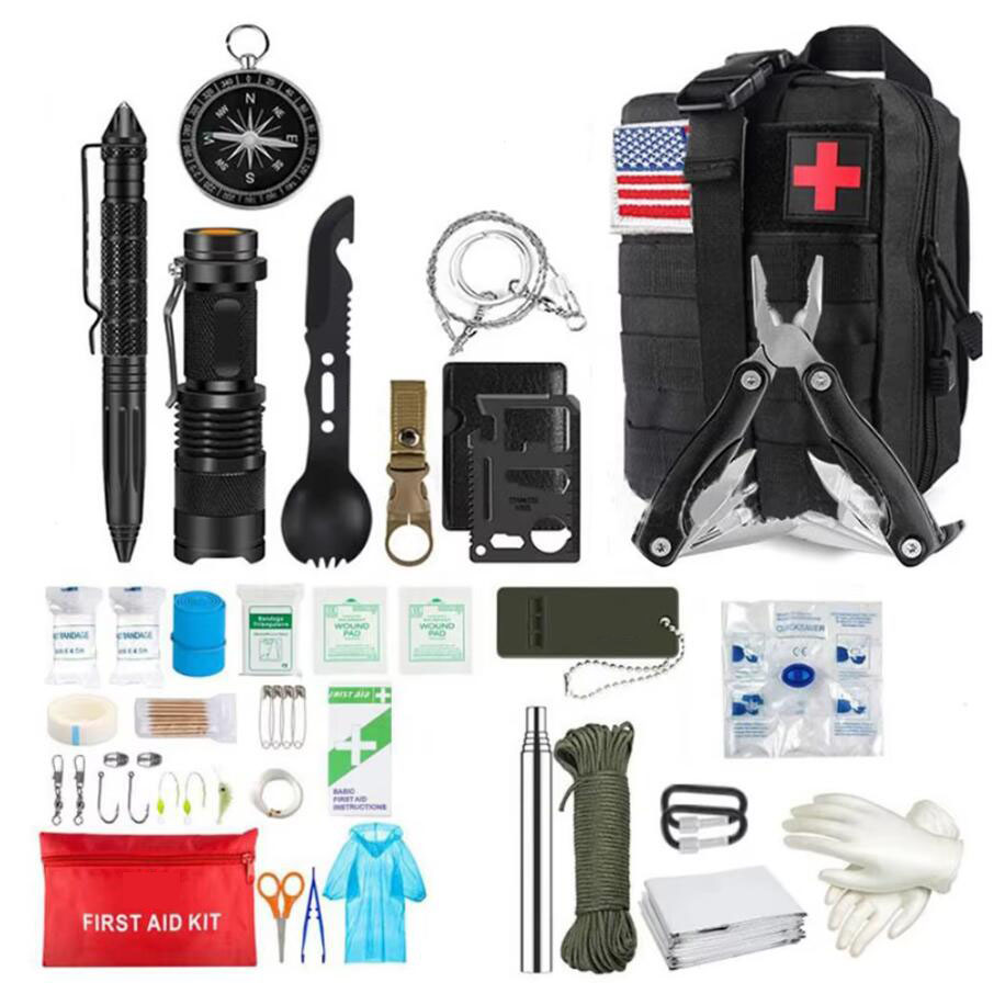 Survival First Aid Kit Surviva - Camping Cooking Set With Bag 评论和价格