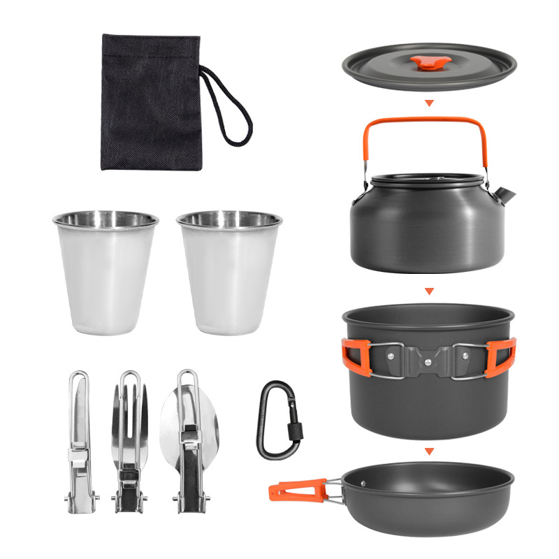 DS-308 Outdoor large capacity  - Camping Cooking Set Ds 308 评论和价格