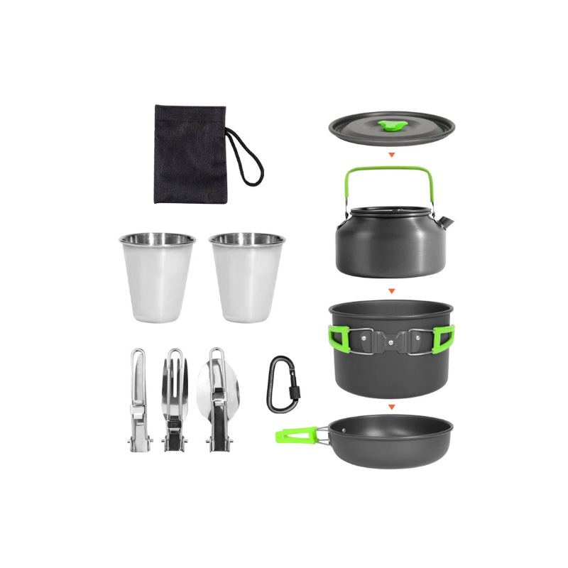 DS-308 Outdoor large capacity  - Camping Cooking Set Ds 308 评论和价格