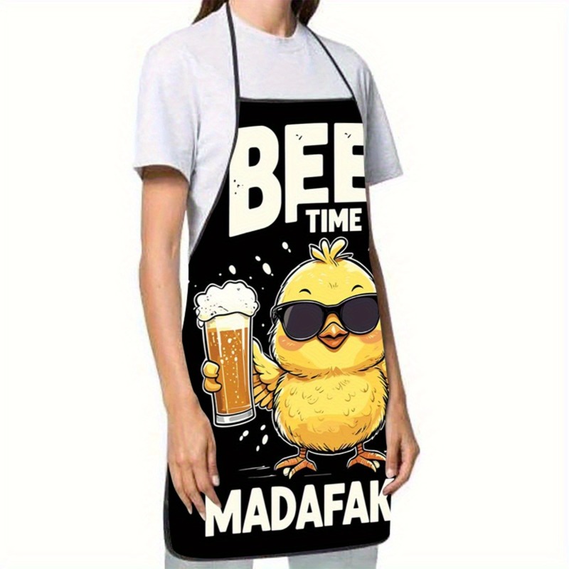 Funny Beer Chicken Apron - Coo - Camping Cooking Apron 评论和价格