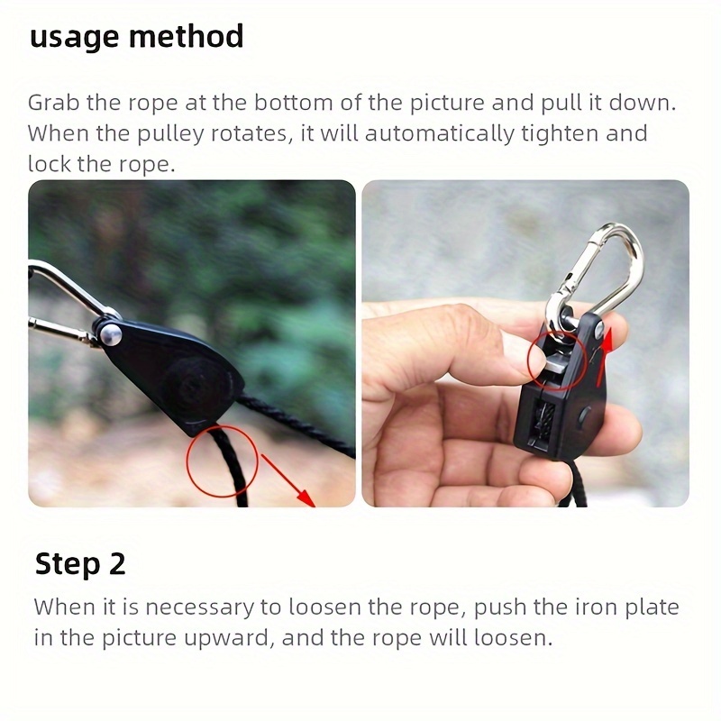 4mm*4m Camping Tent Tie Down R - Camping Cooking Hanger 评论和价格