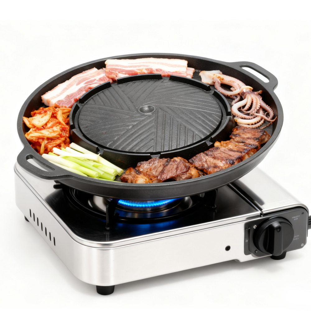 KOSUN Korean BBQ Grill Pan 2 i - Camping Cooking And Eating 评论和价格
