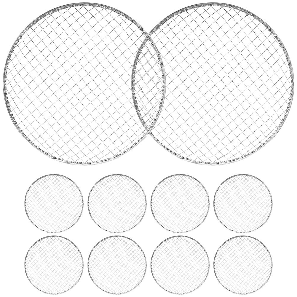 10Pcs Bbq Grill Mesh Fire Pit  - Camping Cooking Grate 评论和价格
