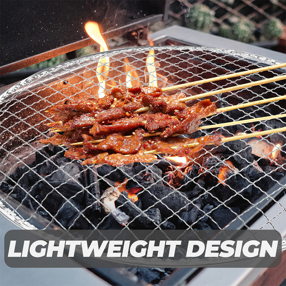 10Pcs Bbq Grill Mesh Fire Pit  - Camping Cooking Grate 评论和价格