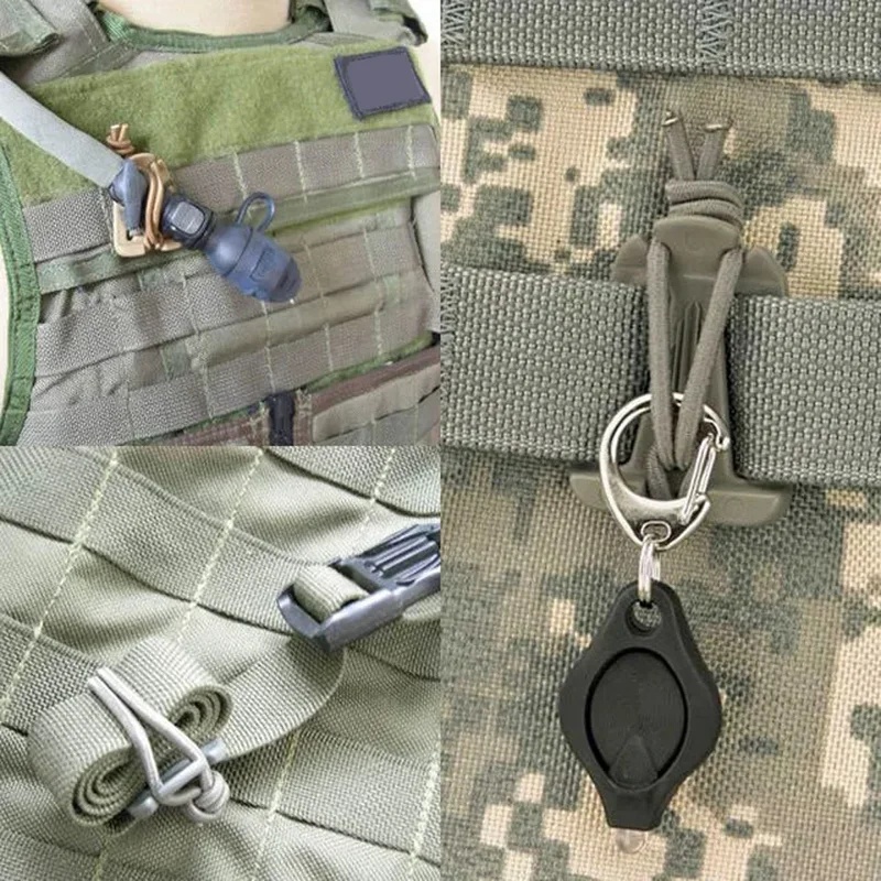 5/10Pcs Outdoor Backpack Buckl - Camping Cooking Hanger 评论和价格