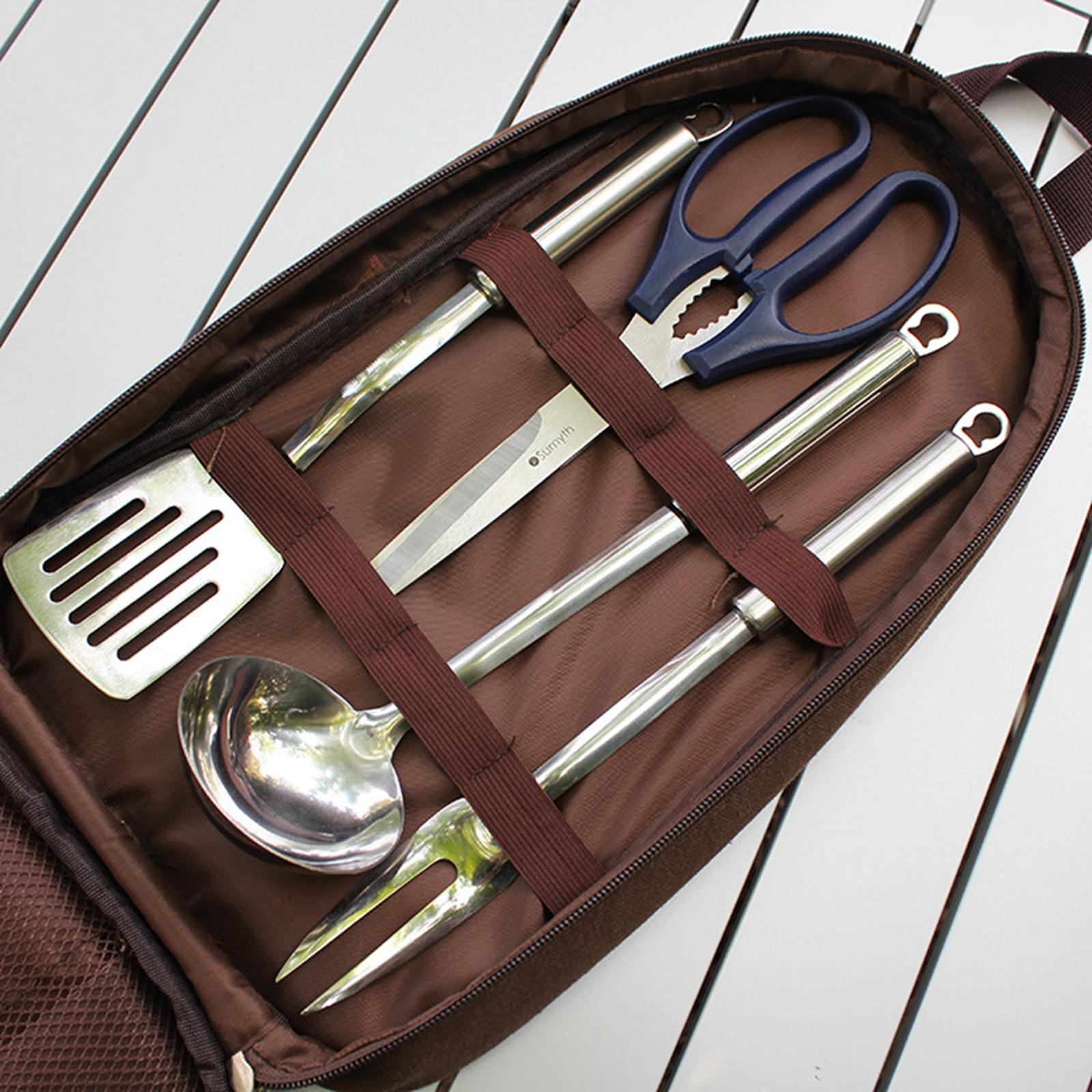 7pcs Camping Kitchen Utensil S - Camping Cooking Utensil Bag 评论和价格