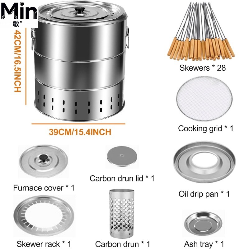 Portable Stainless Steel Wrap- - Camping Cooking Grate 评论和价格
