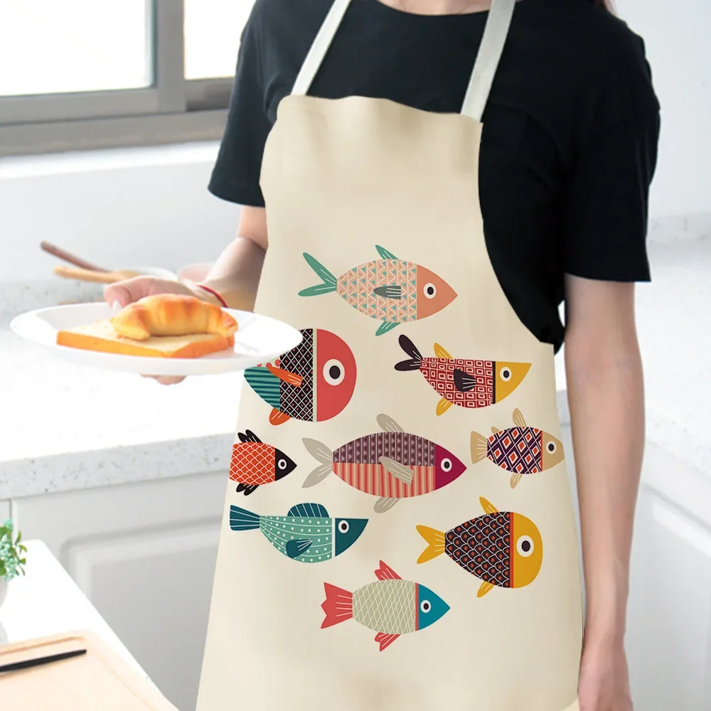 Women Men Kitchen Aprons House - Camping Cooking Apron 评论和价格