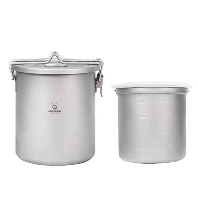 Silverant Camping Titanium Pot - Camping Cooking Set With Bag 评论和价格