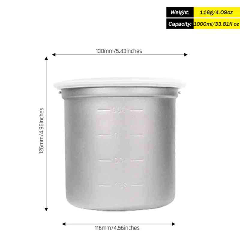 Silverant Camping Titanium Pot - Camping Cooking Set With Bag 评论和价格