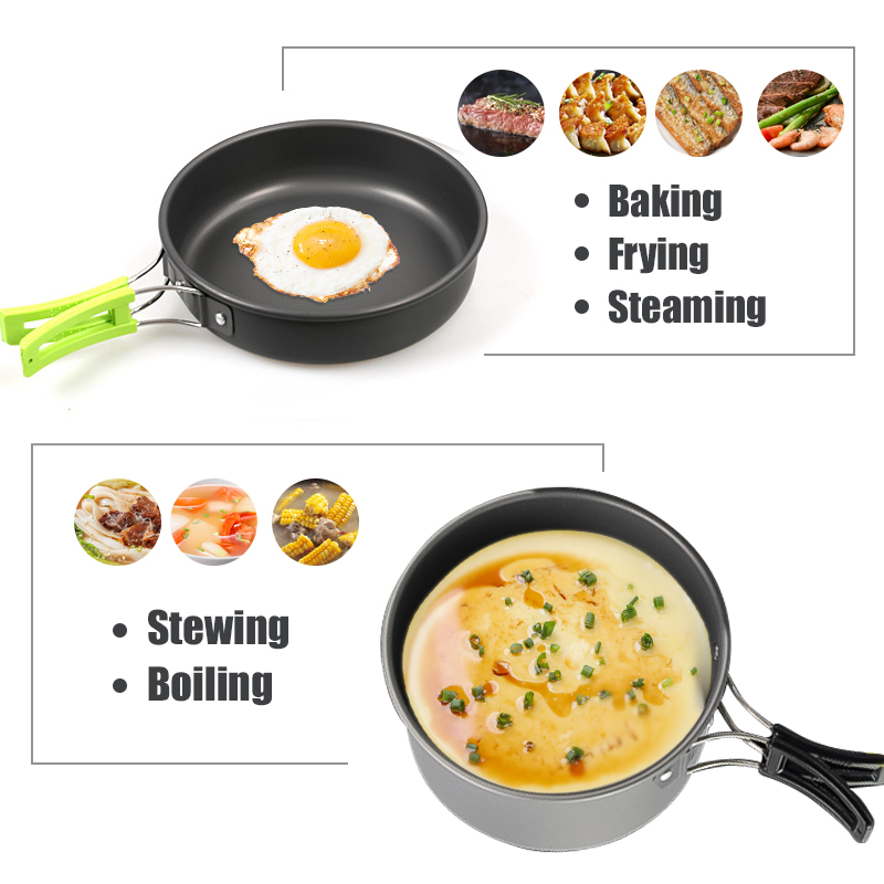 WESTTUNE Camping Cookware Kit  - Camping Cooking And Eating 评论和价格