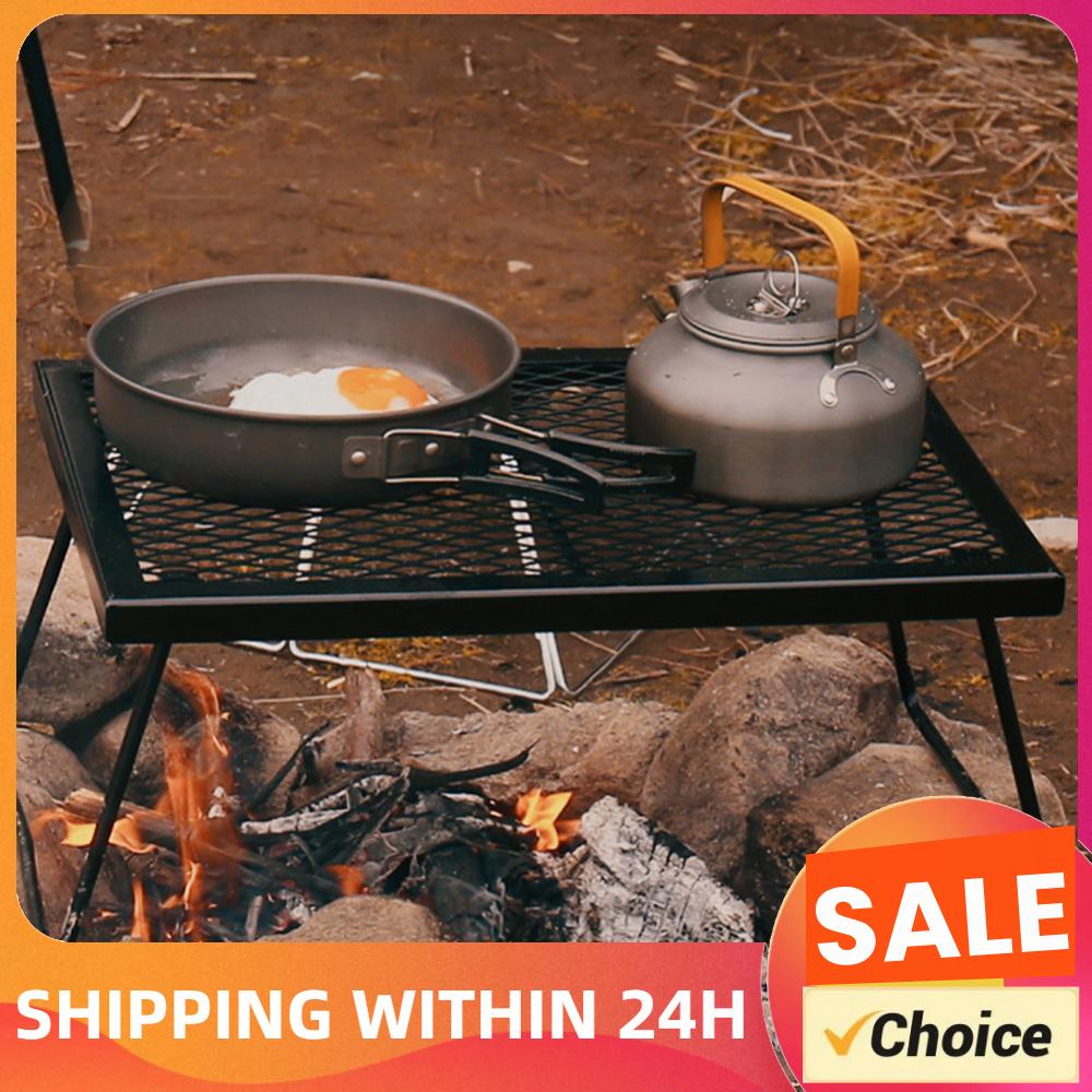 Campfire Grill Grate Folding C - Camping Cooking Grate 评论和价格