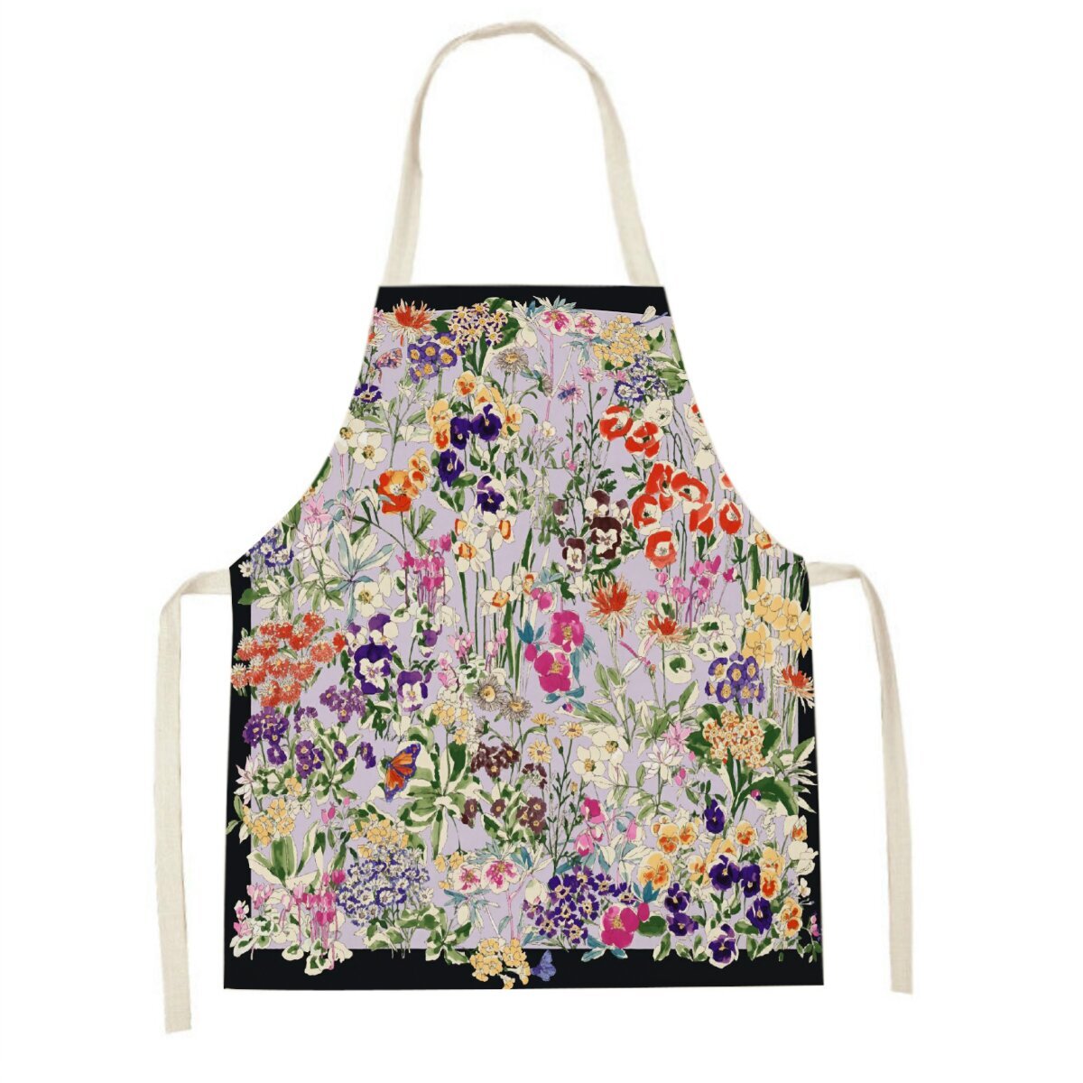 Pink tulip kitchen apron Clean - Camping Cooking Apron 评论和价格