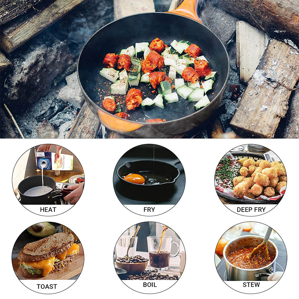Outdoor cooking 3-4 person pic - Camping Cooking Set With Bag 评论和价格
