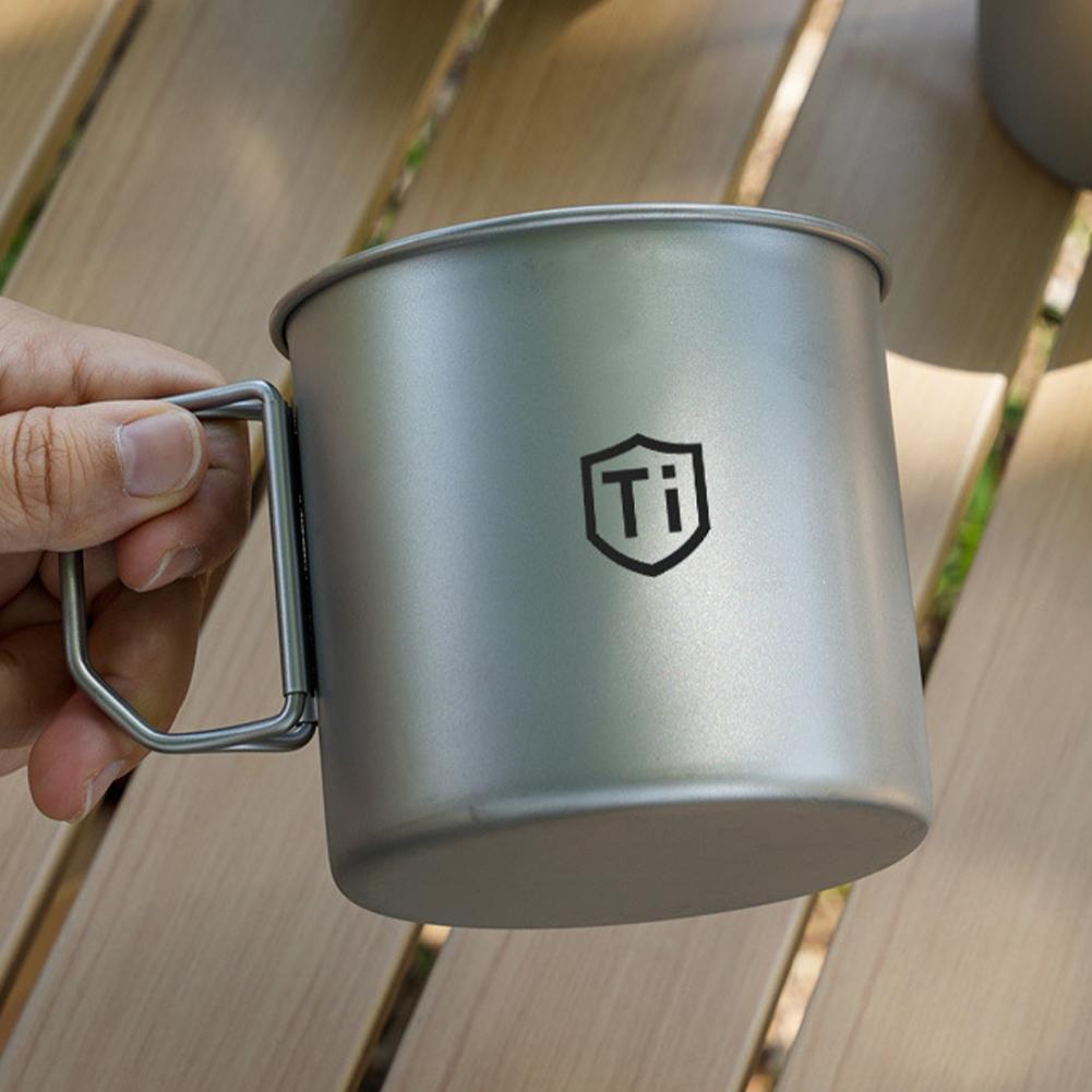 Camping Mug Titanium Cup Touri - Camping Cooking And Dining Set 评论和价格