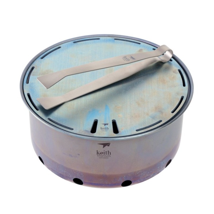 Outdoor Titanium Portable Flat - Camping Cooking Table With Windshield 评论和价格
